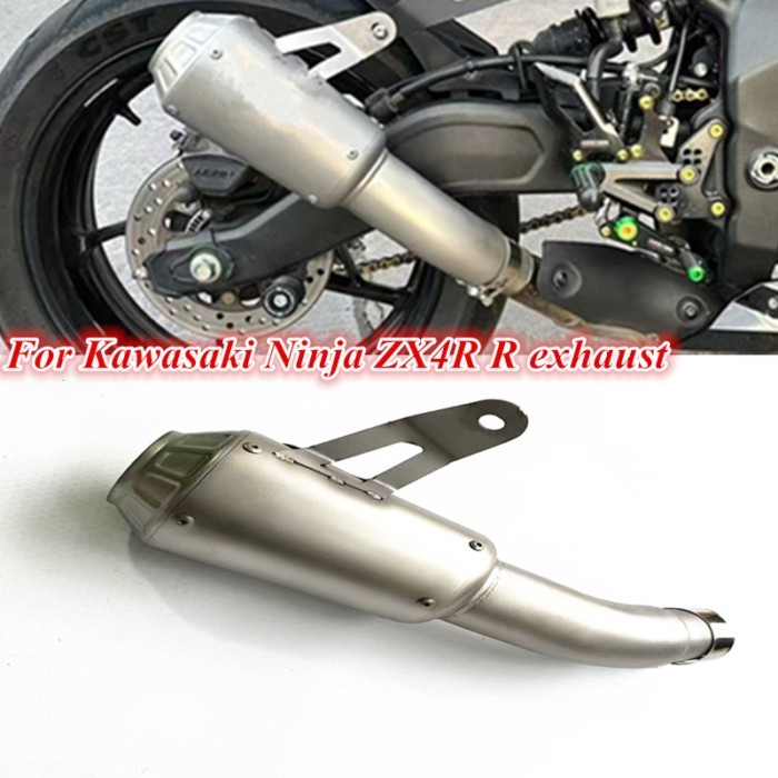 For Kawasaki Ninja ZX4R ZX4RR SE SR ZX-4R ZX-4RR 2023-2024Motorcycle GP Exhaust Exhaust tail sectio