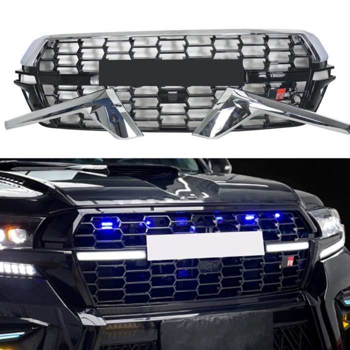 Modified For Land Cruiser Grill Mesh 2016-2020 For Land Cruiser 200 LC200 Upgrade To LC300 Racing G