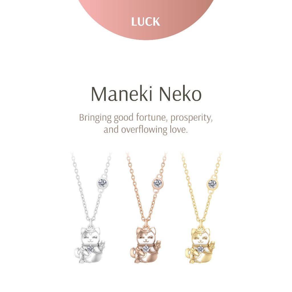 Ravipa | Maneki Neko Necklace - สร้อยคอ