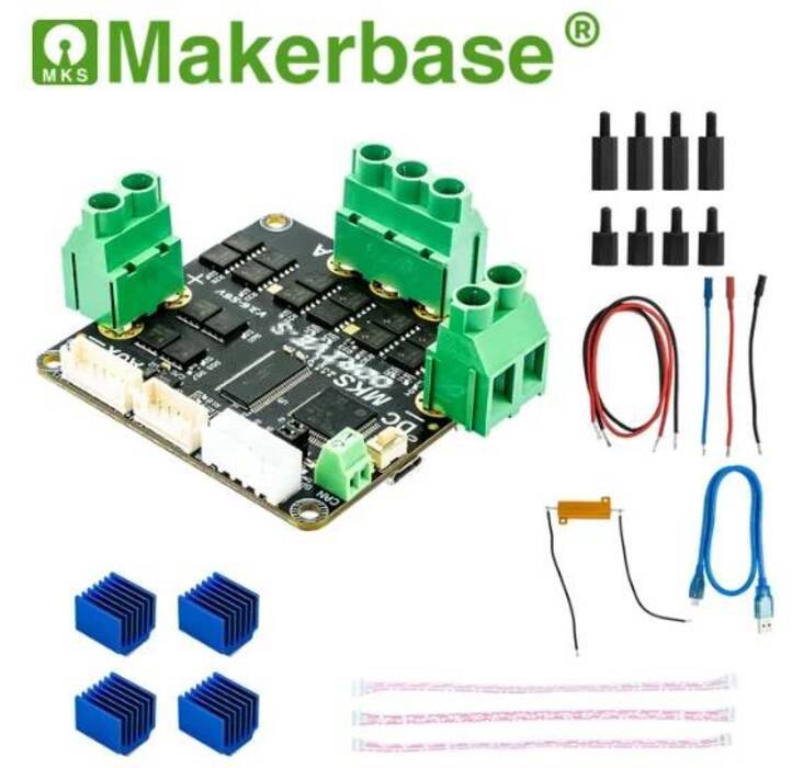 Makerbase XDrive3.6 56V ตัวควบคุมเซอร์โวมอเตอร์แบบไม่มีแปรงความแม่นยําสูง, ตามการอัพเกรด ODrive3.6