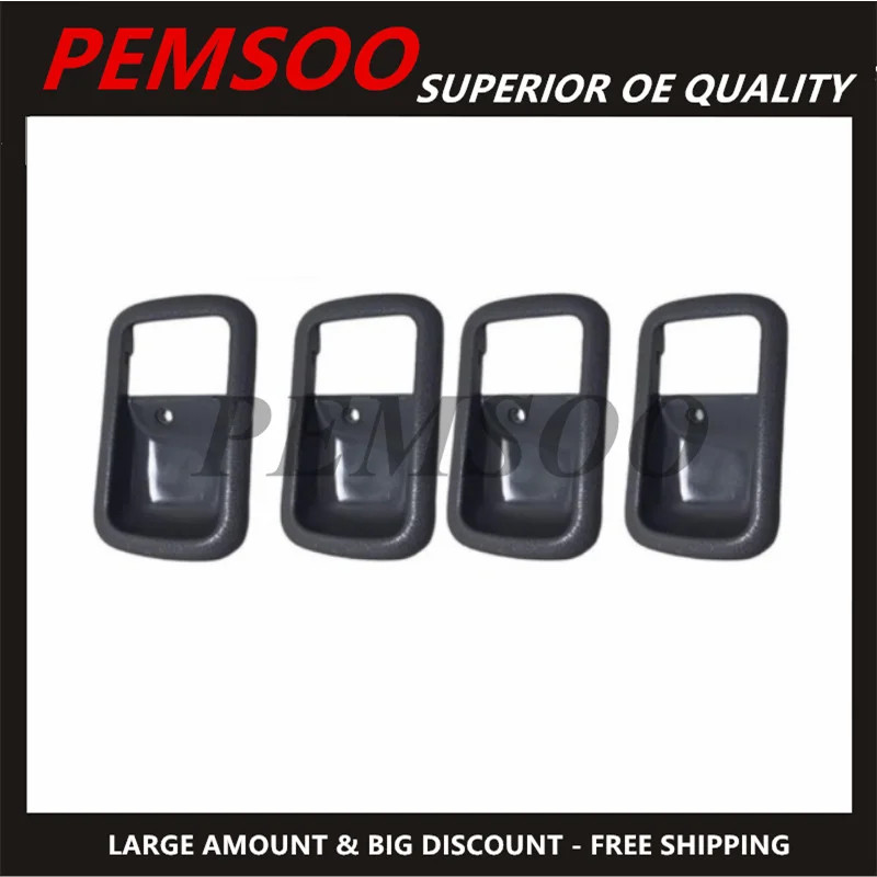 4PCS/ Set Car Interior Inner Door Trim Handle Bezel for Toyota Land Cruiser Lexus LX450 1991-1997 6