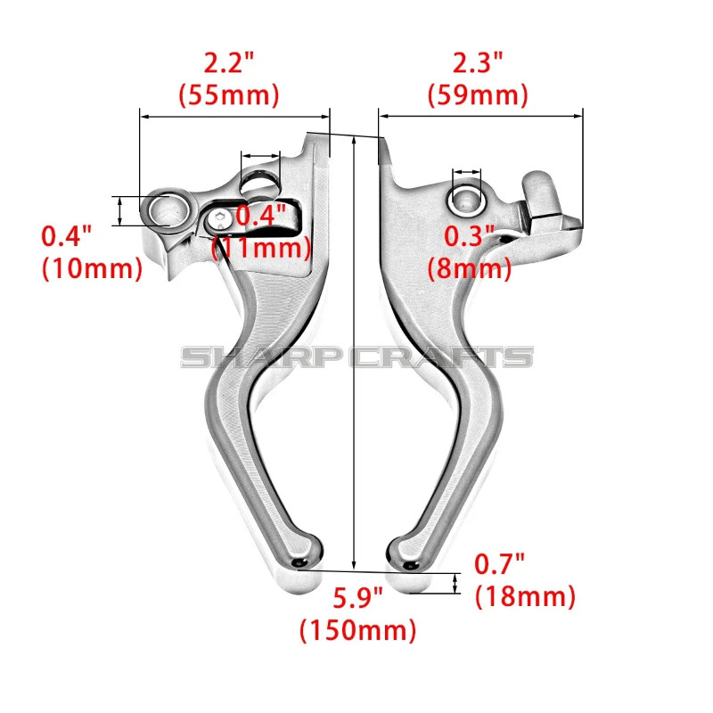 Motorcycle Parts Brake Clutch Levers CNC For Harley Softail M8 Breakout FXDR 114 Low Rider Heritage
