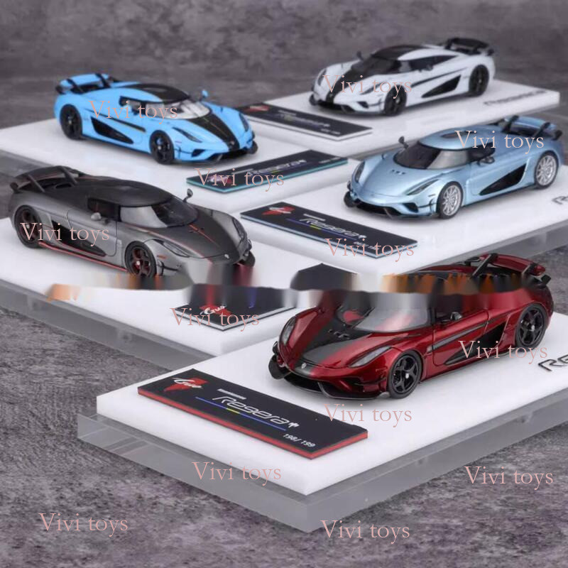 {{ของเล่นlvivi}} GUO 1: 64 โมเดลรถเรซิ่น Cornice Regera Regera Regera 251224