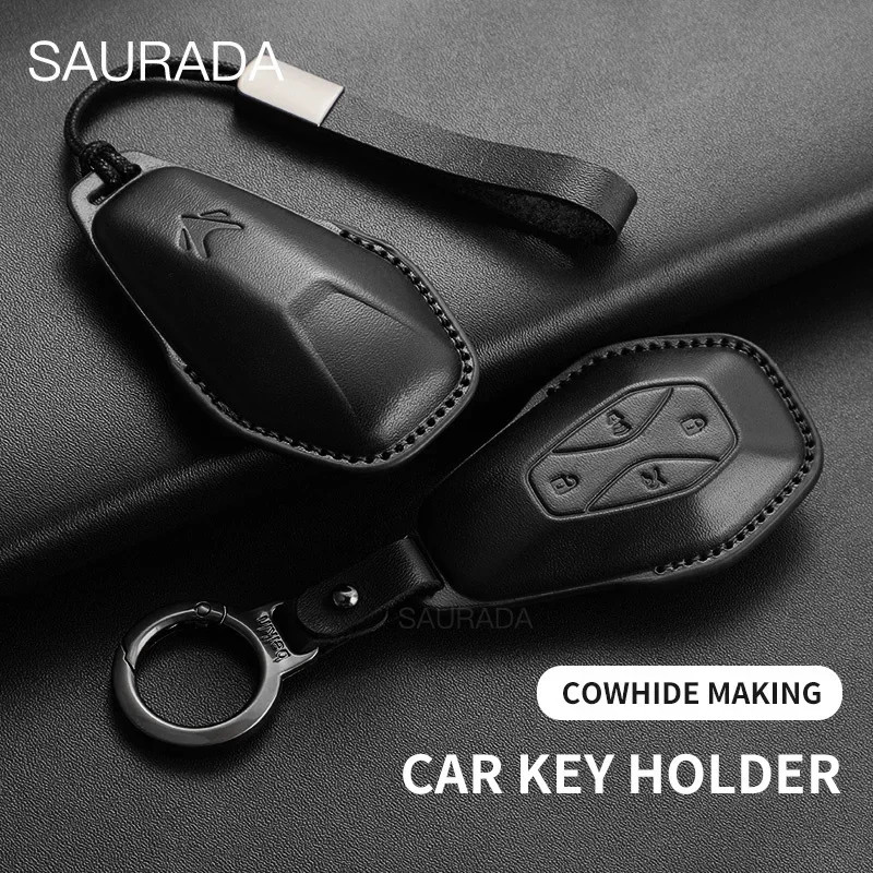 Car Key Case Full Cover Shell Holder Protection For ARCFOX Alpha S Alpha T aS aT GT ECF ARCFOX-7 Ge