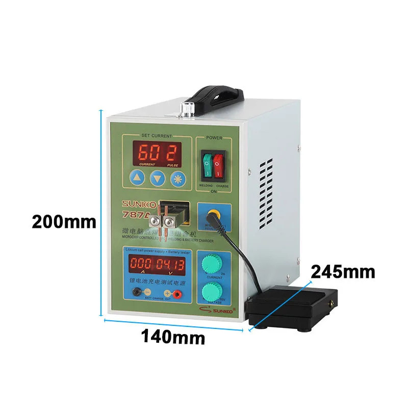 787A Spot Welder with LED light Battery Welder Applicable Notebook Phone Battery Precision Welding