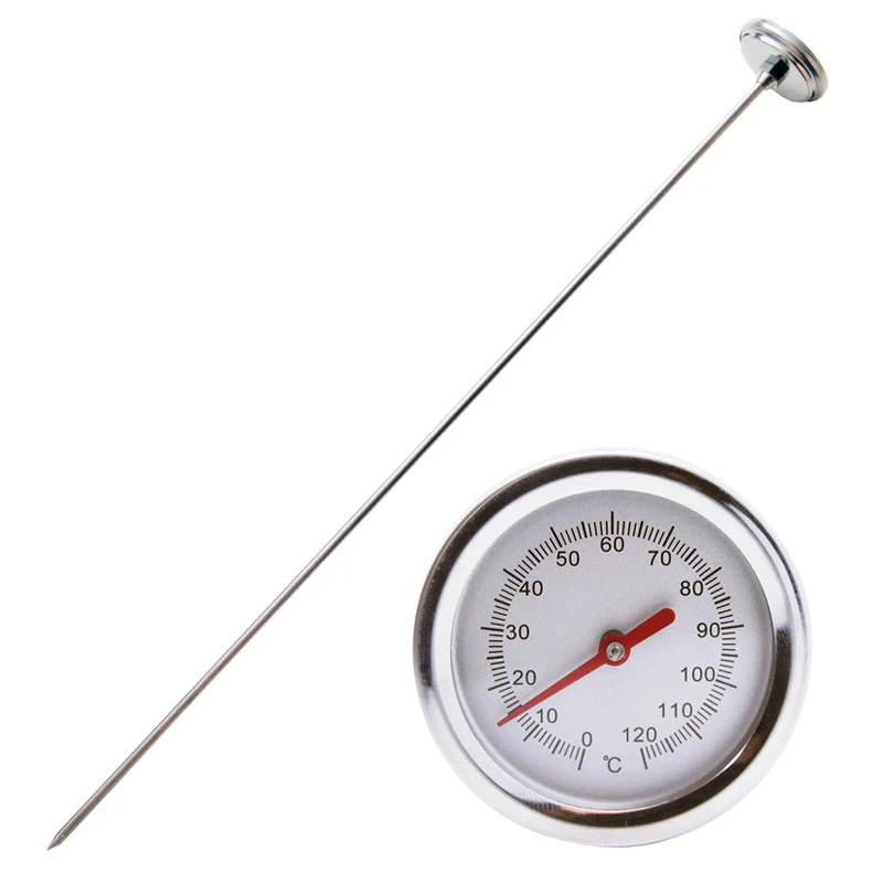 50CM Compost soil thermometer bimetal stainless steel household probe outdoor food thermometer ther