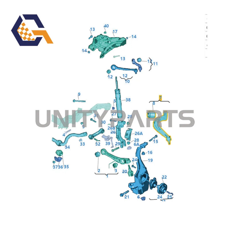 A Pair of Front Lower Suspension Control Arm For Audi A6 S6 A7 C7 2010-/ 4G0407693L 4G0407694L