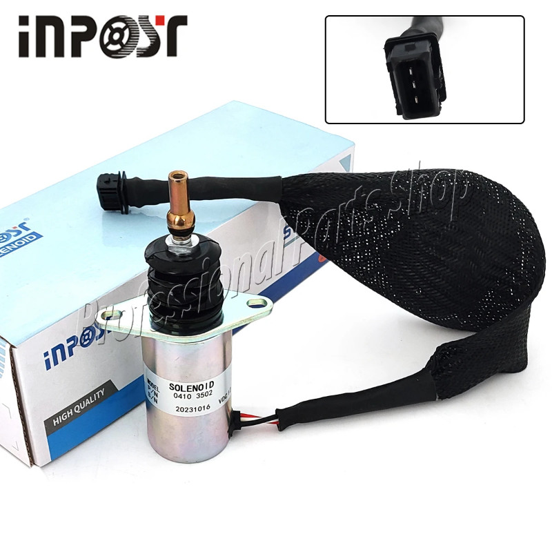 0410 3502 Fuel Shutoff Solenoid Valve 12V For Deutz 1011 2011 04103502 0410-3502
