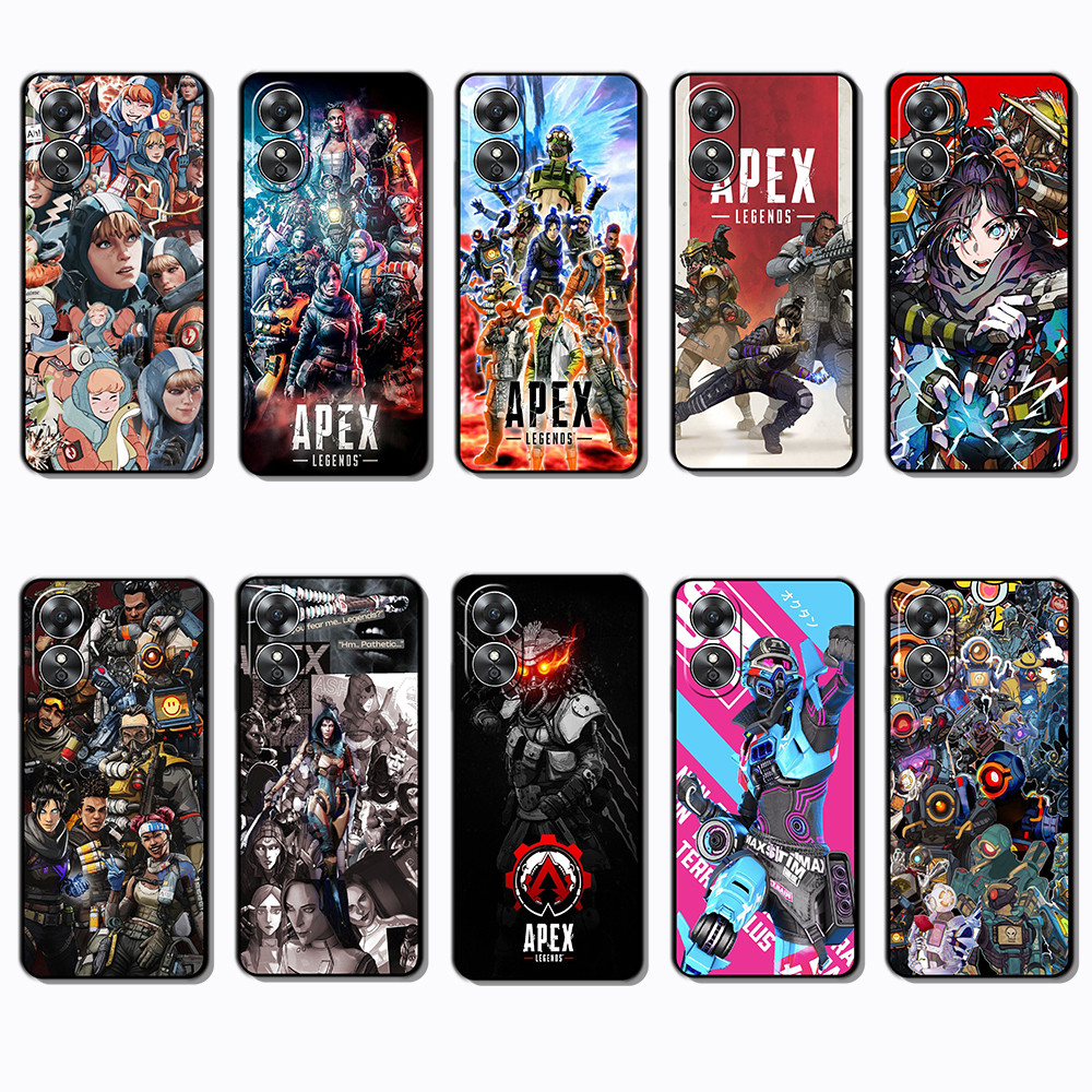สําหรับ OPPO A94 A95 A96 A98 A3 Pro A80 A79 J11 Apex Legends Black edged TPU เคสโทรศัพท์ | แสดงความส