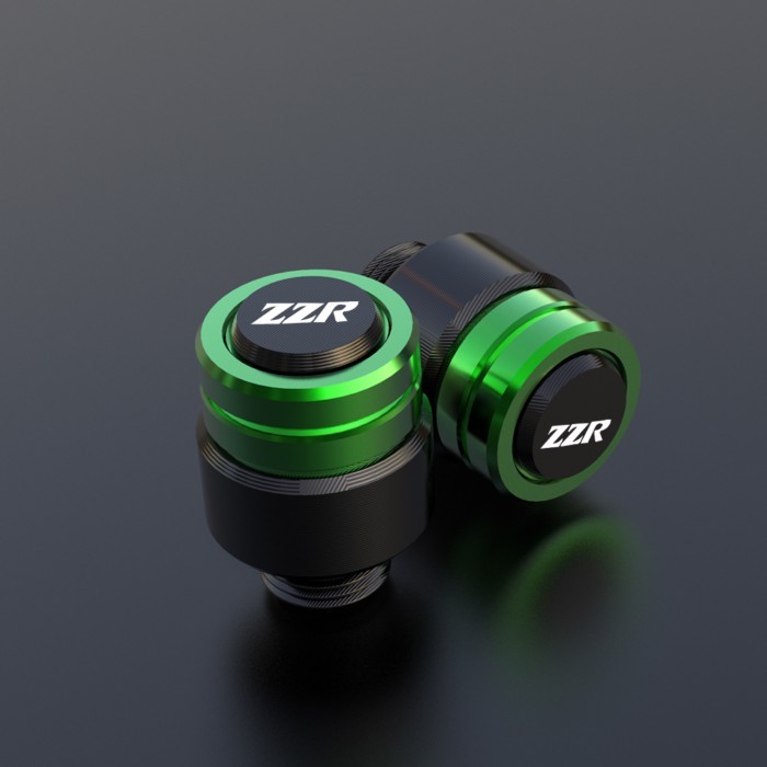 FOR KAWASAKI ZZR250 ZZR600 ZZR1200 ZZR1400 ZZR 250 600 1200 1400 Rearview Mirror Plug Hole Screw Ca