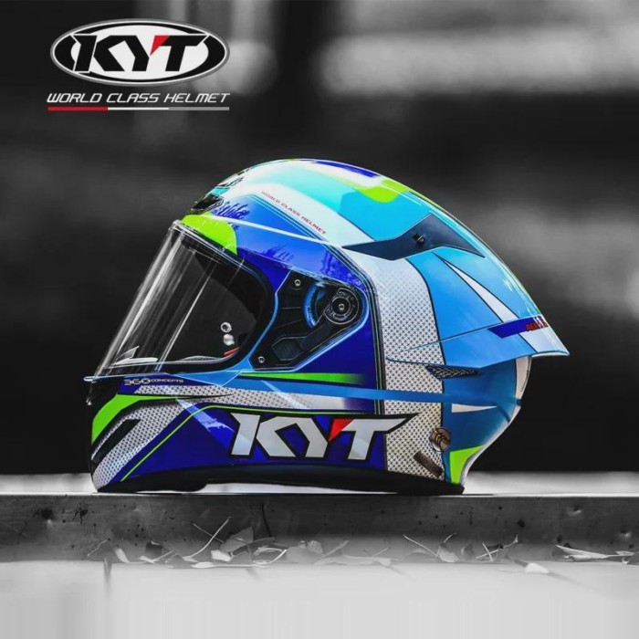 Men's Four Seasons  KYT Motorcycle Helmet Big Tail Universal Adult Motorcycle Full Helmet Motocross