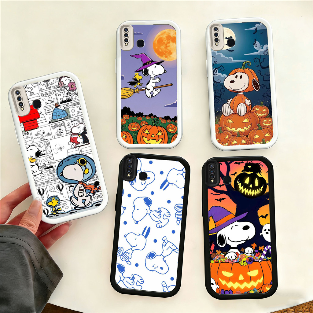 VK24 Snoopy Casing สําหรับเคสซิลิโคนอ่อนนุ่ม VIVO Y93 Y91 Y75 Y66 Y95 Y53s Y91C Y81 Y56 Y81s 5G วัสด
