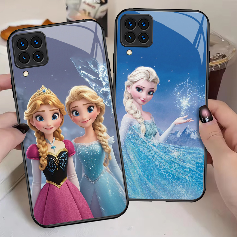 G-74 Frozen HD Glass Casing สําหรับ Samsung Galaxy M12 A12 M32 A22 5G Case
