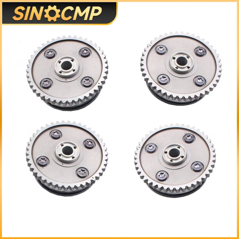 4pcs Timing Chain Sprocket Intake & Exhaust For 2014-2020 BMW X5 X6 550I 750I 4.4L V8 N63B40 S63B44