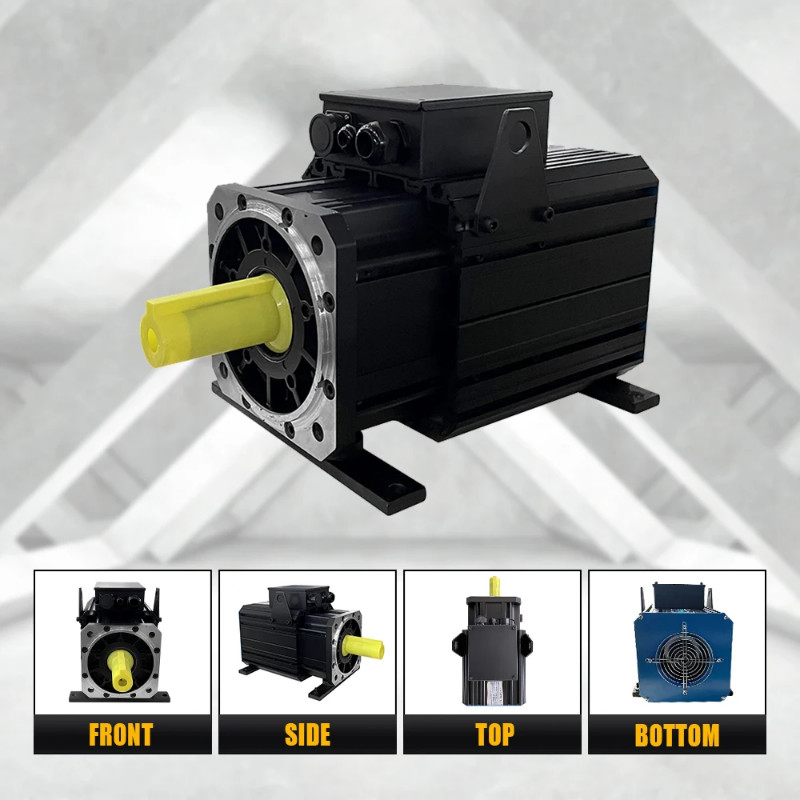 NEW ZE181513.284L3-03X 13.2 Kw 380V 84Nm Large Power AC Servo Motor Kit With MZ630PT032I-CB Engine