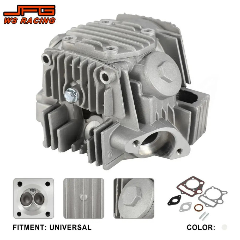 52.4mm Cylinder Piston Gasket Kit Motorcycle Cylinder Block Piston Rings Head Base Gasket Kits for