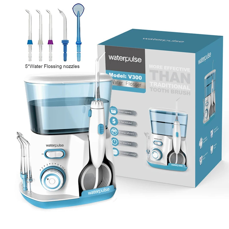 10 levels 20-120PSI Oral Irrigator Power water Floss, Dental Irrigator Hygiene Water Flosser with 5