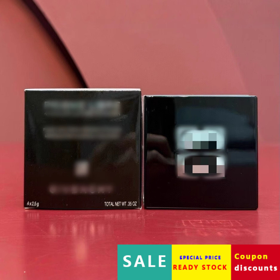 หลอดใหม่ฟางใหม่ Givenchy Star Four-Grid Loose Powder Christmas Edition สี่สี Fixing แต่งหน้า Lasting