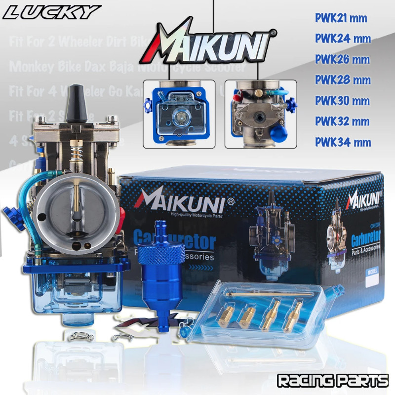 Universal PWK Carburetor 21 24 26 28 30 32 34 2T 4T 50cc to 350cc Motorcycle With Power Jet For KTM