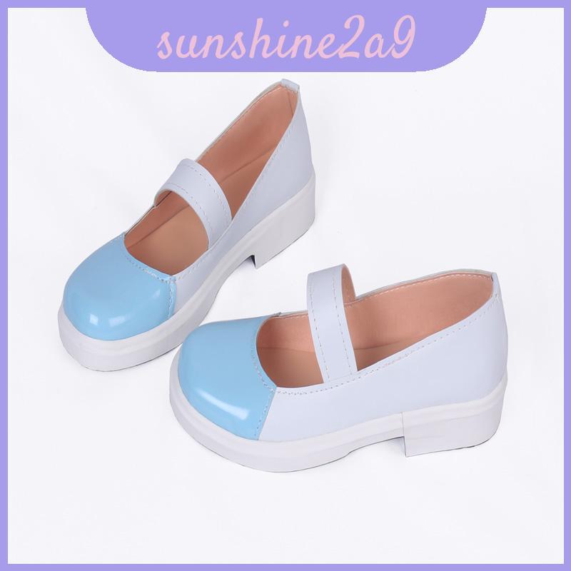 รองเท้าหนัง Pu หรูหรา สำหรับคอสเพลย์เป็น Monika