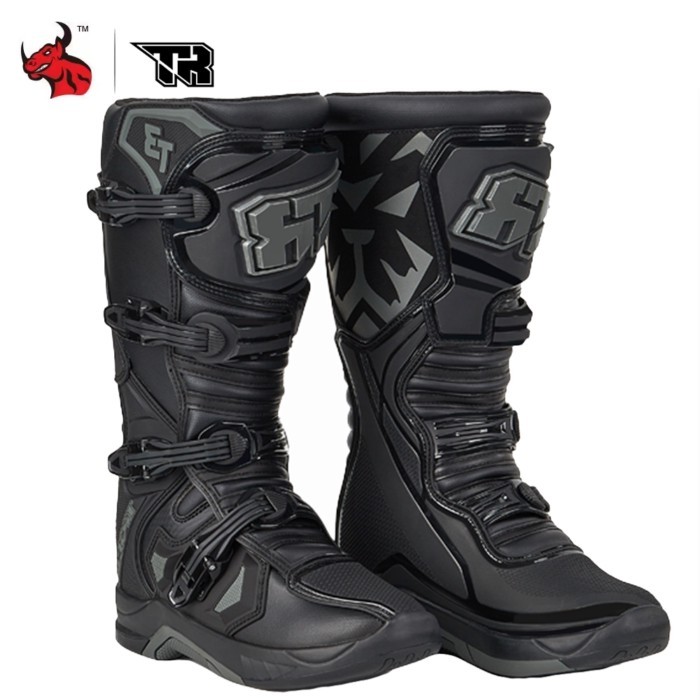 Men's Racing Boots Safe Riding Motocross Boots Waterproof Anti Fall Wear-resistant Motorcycle Boots