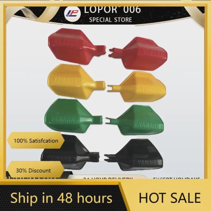 Plastic Brush Handguard One Pair For Yamaha XT350 XT600 XTZ750 Tenere 750 600 660Z TT350 TT600 Six