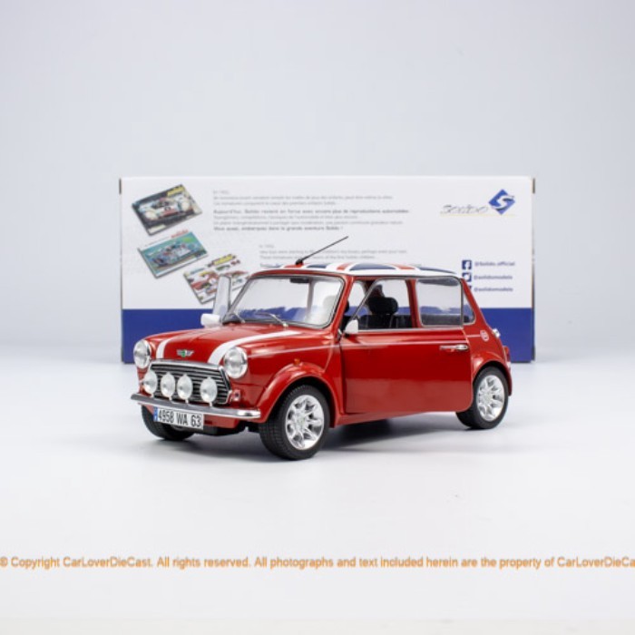 ตอนนี้ SOLIDO 18 BMW MINI COOPER SPORT RED RED British Rice Character Car Model