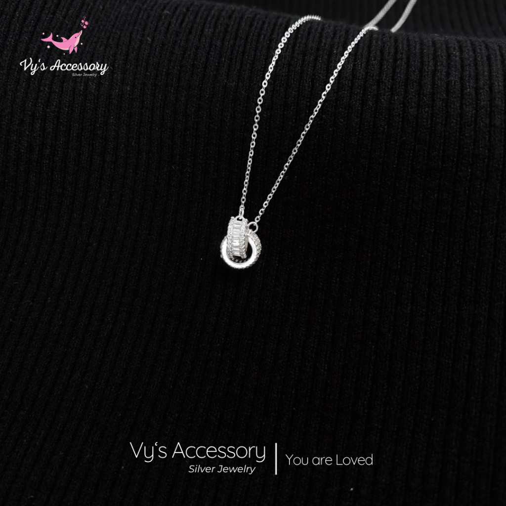 สร้อยคอเงินหรูหรา Infinity อุปกรณ์เสริมของ Vy DM132
