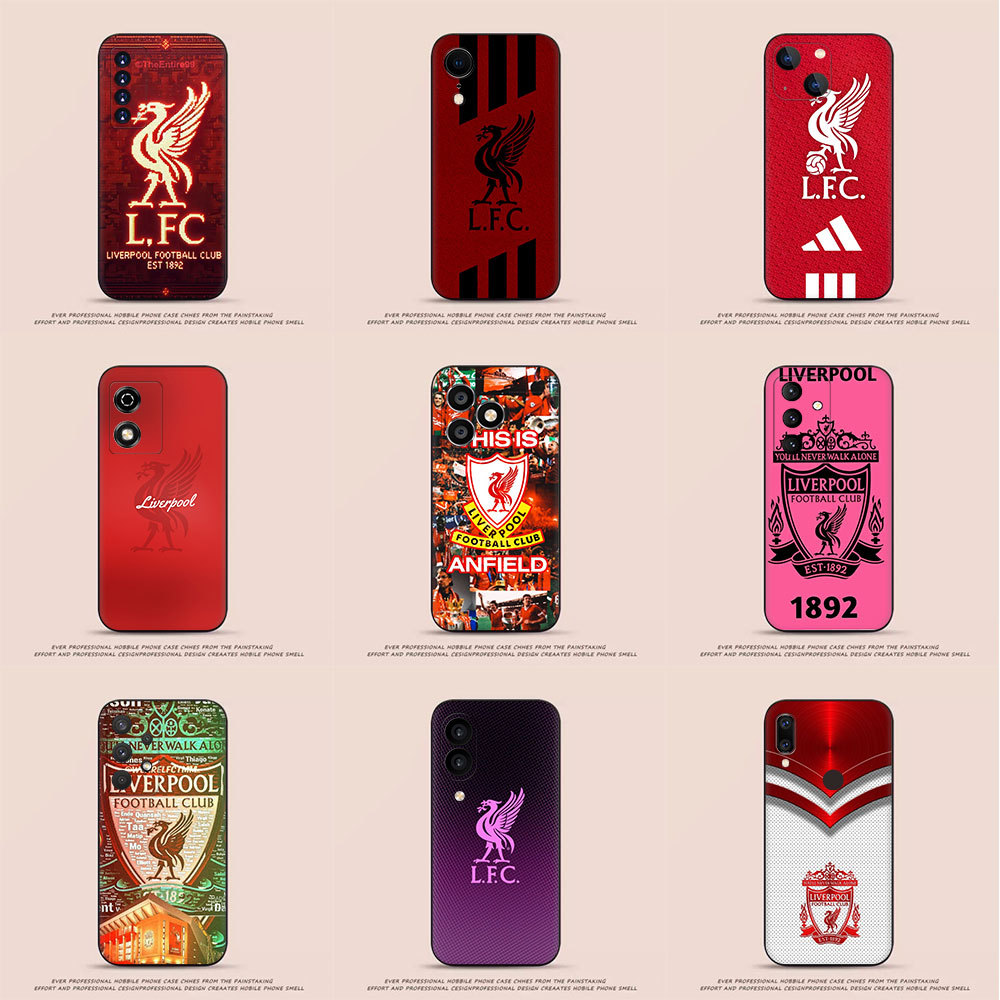 เคสโทรศัพท์แบบนุ่มสีดําสําหรับ OPPO Reno 8T 5G 7z 8z 2 2Z 2F 3 4 4Pro 4G 95V4 Liverpool