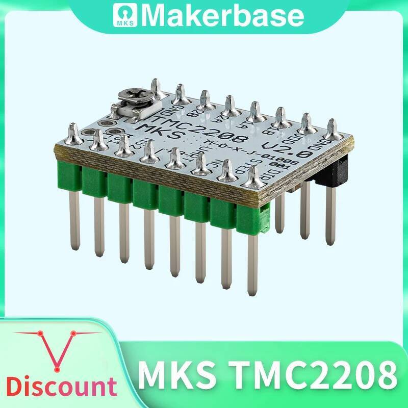 Makerbase MKS TMC2208 2208 Stepper Motor Driver StepStick 3D ชิ้นส่วนเครื่องพิมพ์เงียบเป็นพิเศษสําหร
