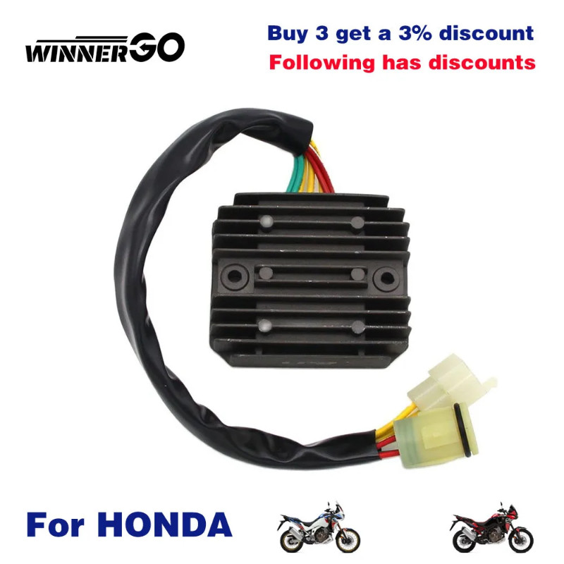 WINNERGO Motorcycle Voltage Regulator Rectifier For Honda Africa Twin XRV 750 Africa Twin 750XRV 14