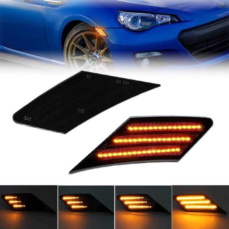 C 2X LED Dynamic Turn Signal Light For Toyota 86 Ft86 Gt86 Side Marker Indior Sequential Lamp For S