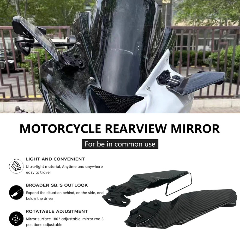 Motorcycle Rearview Mirror for BMW S1000XR F900R F900XR for Benelli 752s voge 300 XJ6 Diversion Z10