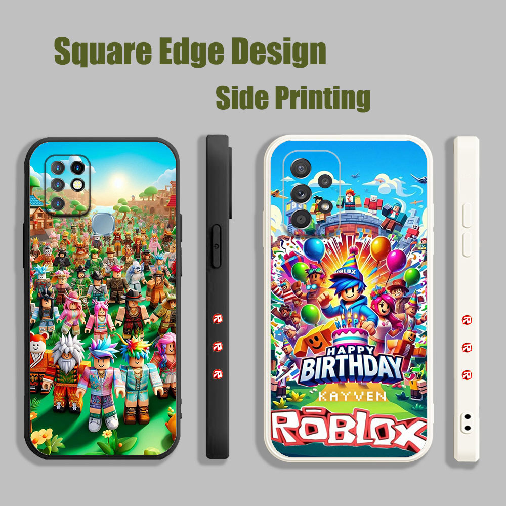 ปลอกสําหรับ Vivo Y91/Y93/Y91i/Y95 Y91C Y15A Y15S Y53 V11i Z3i S1 V21e Y76 ROBLOX เกมน่ารักเพื่อน JSE
