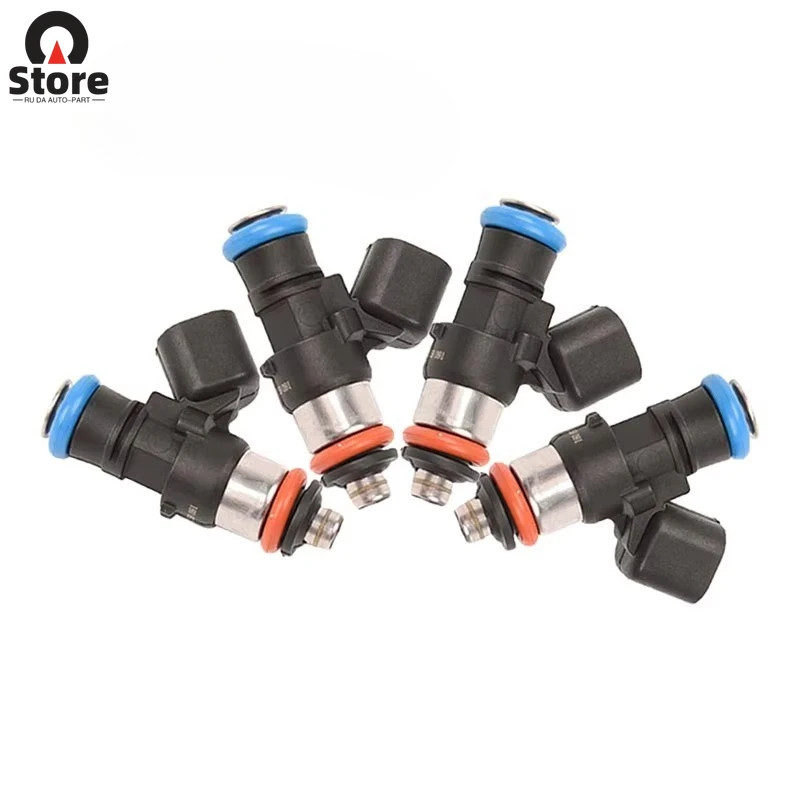 4PCS 7T4Z-9F593-B 0280158091  Auto Parts Car Gasoline System Fuel Injector Nozzles for Ford Mercury