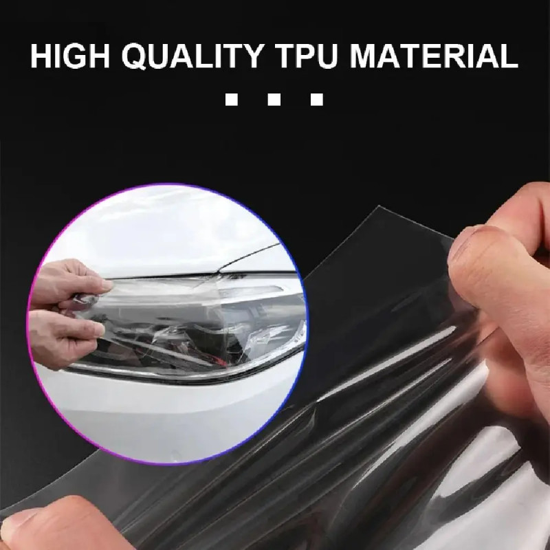 Automotive TPU Headlight Film Intelligent Light Control Car Body Protection Film Repair Scratches P