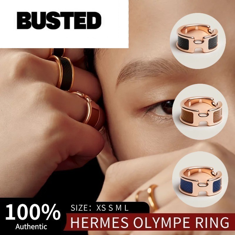 Hermes Olympe Ring แหวนผู้หญิง Men's and women's rings, fashionable styles