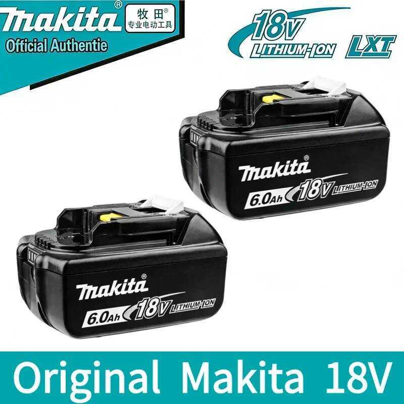 ความจุ แบตเตอรี่ทดแทน 5Ah 6Ah 9Ah Li-ion สำหรับเครื่องมือไฟฟ้า Makita ทุกรุ่น BL1840 BL1830B พร