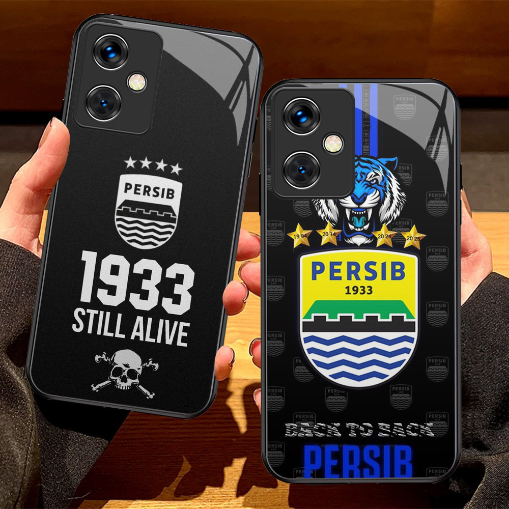 G-63 Persib HD Glass Casing สําหรับ Xiaomi Redmi หมายเหตุ 12C 9C 12 10A 10C Pro 5G กรณี