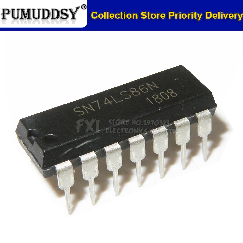 10PCS HD74LS86P DIP SN74LS86N DIP-14 74LS86 SN74LS73N SN74LS76N SN74LS83N SN74LS85N SN74LS90N SN74LS