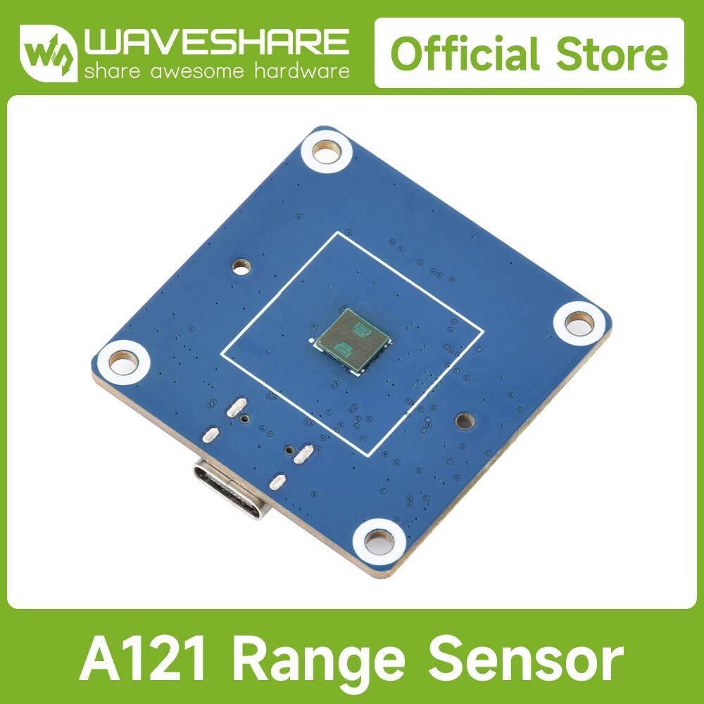 Waveshare A121 60GHz mmWave Radar, โมดูลตรวจจับ Micro-Motion, อ้างอิงจากเรดาร์ Coherent แบบพัลส์ (PC