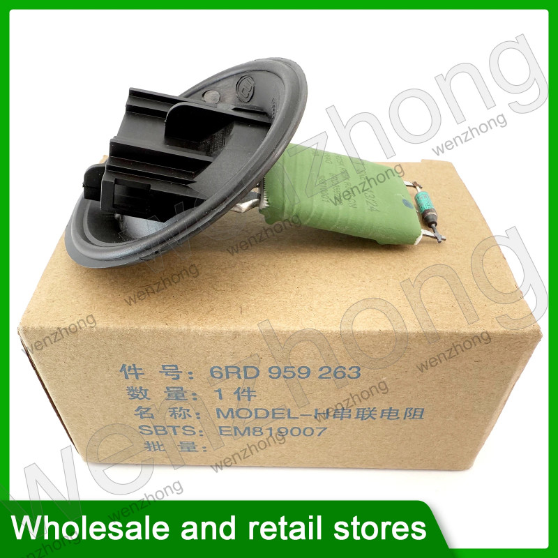 Heater Blower Motor Module Resistor Regulator 6Q0959263A 6RD959263 6Q0959263 For A1 A2 VW Polo Skod