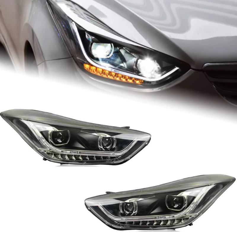 AKD Car Styling Head Lamp for Hyundai Elantra Headlights 2011-2016 Elantra MD LED Headlight DRL Hid