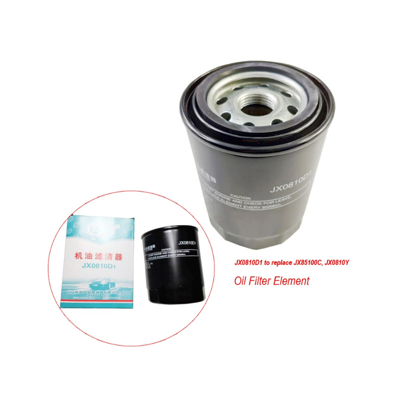 JX0810D1 (1408502610101) oil filter fuel filter for Quanchai QC490 / QC495 / QC498