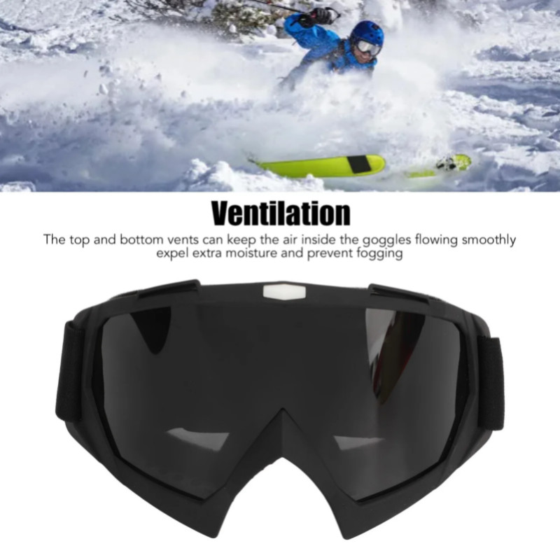 Outdoor Ski Goggles, Sports Cycling Motorcycle Windproof Goggles Bike Off Road Dustproof Glasses Ma