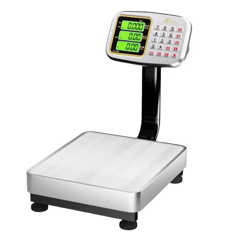 Electronic Scale Commercial Platform Scale Accurate Weighing Electronic Scale Stalls Selling Vegeta