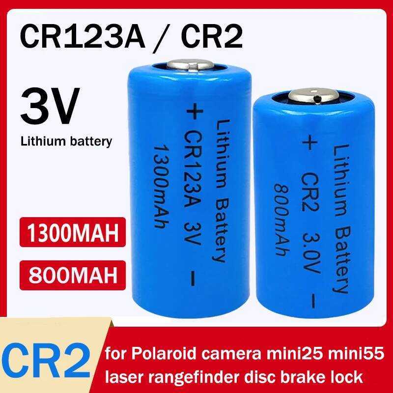 C Cr15270 3V Lithium Battery Cr2 Cr123a 1300Mah 800Mah Limno2 Dry Primary Batteries For Digital Cam