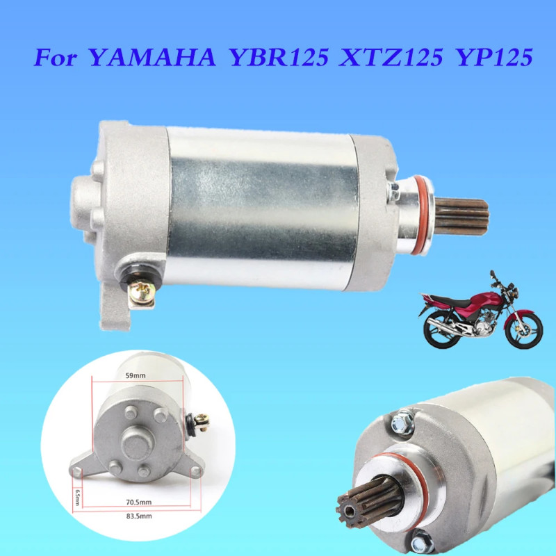 For YAMAHA YBR125 YB 125 XTZ 125 YBR125Z YB125 YB125E YB125Z XTZ125 YP125 Motorycyle Starter Starti