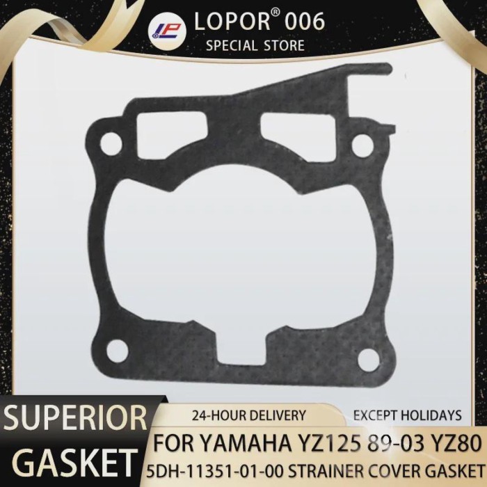 LOPOR 2 Motorcycle Engine Cylinder Base Gasket For YAMAHA YZ125 98-03 YZ80 1998 5DH-11351-01-00 YZ