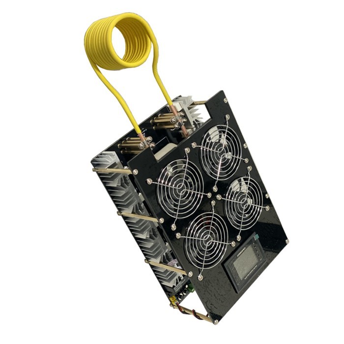 5000W ZVS Induction Heater, Induction Heating Machine, PCB Board, Melted Metal, Coil and Pump